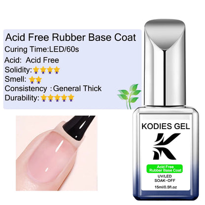 KODIES GEL Chrome Top Coat Nail Powder Finish UV Gel Nail Polish 15ML Super Shine Topcoat No Wipe Semi Permanent DIY Nails Art