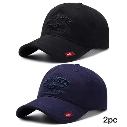 Spring New Baseball Cap Men's Korean Version Trendy Cap Outdoor Embroidery Sunhat Women's Sunscreen Cap Red Label Small A