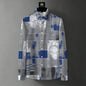 Teglex Men's Wrinkle-Free Color-Block Long Sleeve Shirt