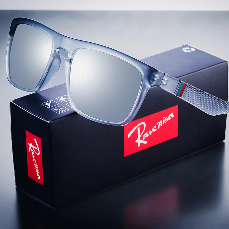 Fashion Square Vintage Polarisierte Sonnenbrillen Männer Frauen Retro Fahr- Angel- Sonnenbrillen UV400 Brille