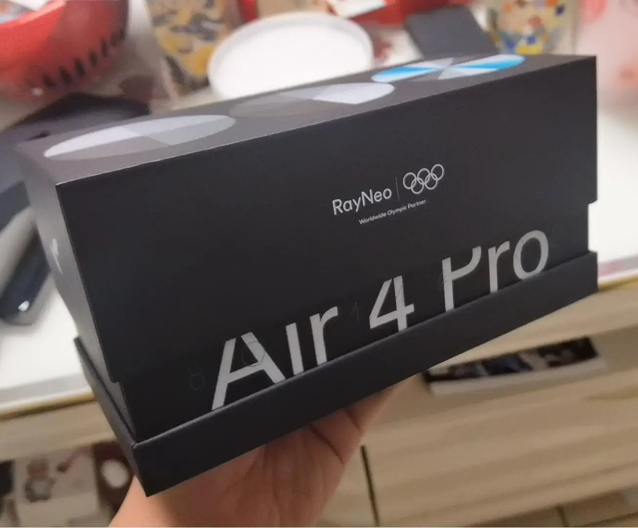2025 new RayNeo Air 4 Pro - smart AR glasses Supports HDR10, HD giant screen viewing glasses, Micro-OLED dual-layer