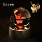 Pokemon Crystal Ball 3D Pikachu Mewtwo Mew Gengar Night Light Lamp Base Pokeball Crystal Pokemon Glass Ball Figure Birthday Gift