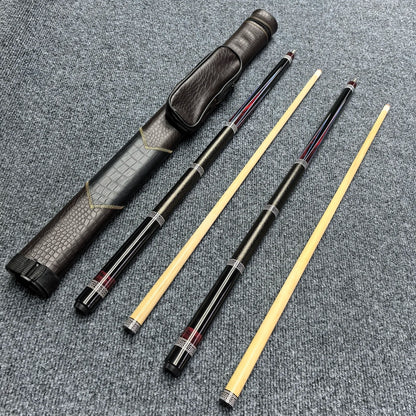 High quality handmade maple pool cue - length 148 cm/58 inches, weight 20 ounces, tip 13 millimeters