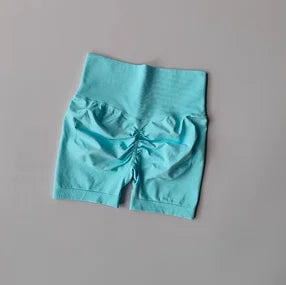 Damen-Sporthose mit Pfirsich-Po-Lifting, hoher Taille und Taillenstraffung, schlankmachende Laufhose, schnell trocknend, dreiviertel-enge Hose