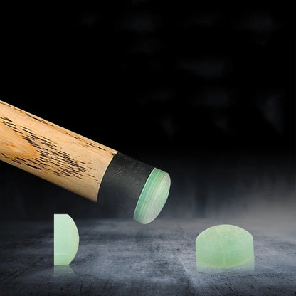 2 STÜCK 14mm Break Jump Queuespitzen Grüne Fiber-Spitzen für Poolbillard Queue Billard Zubehör