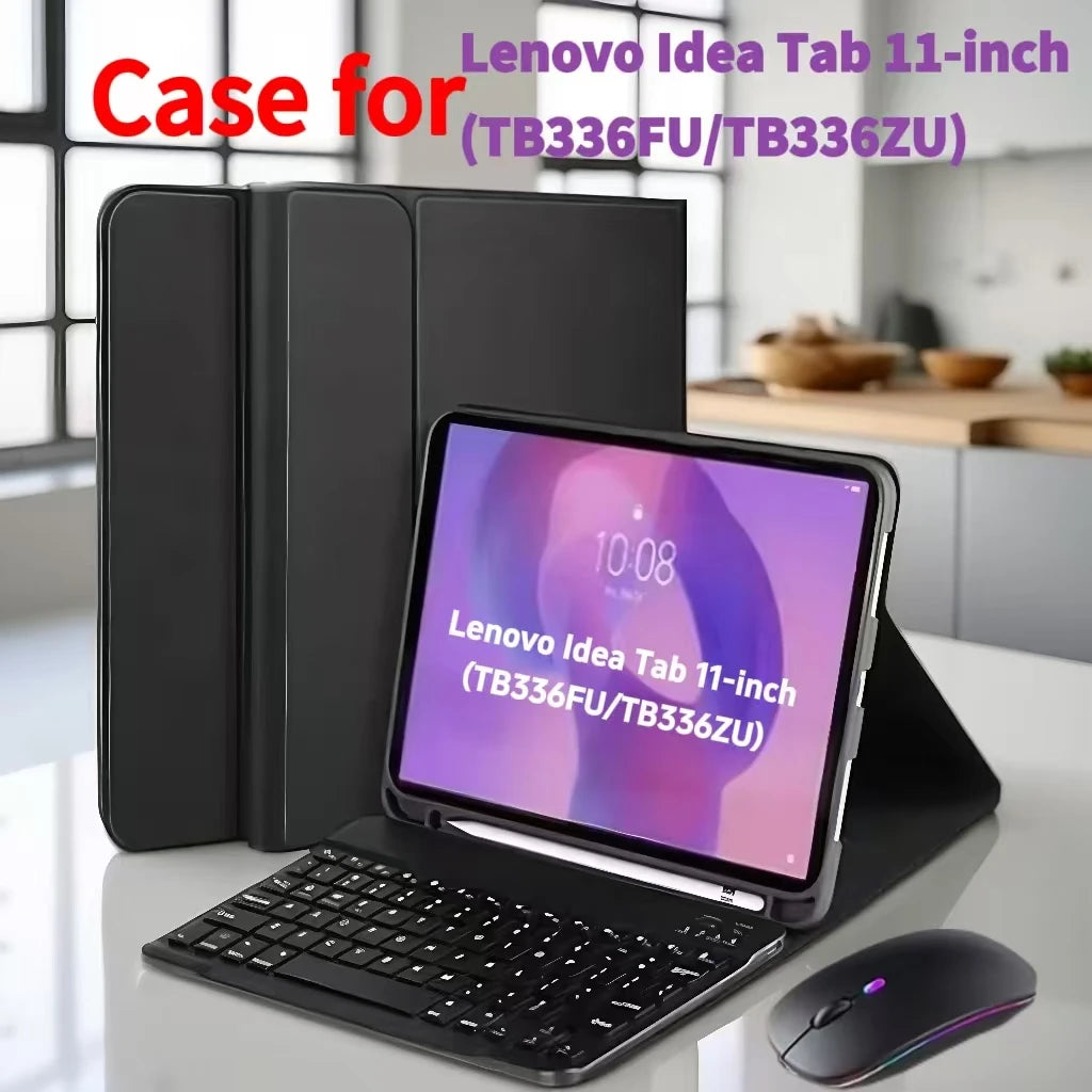 Case for  Lenovo Idea Tab 11-inch TB336FU/ZU, Wireless Bluetooth Keyboard cover for Lenovo Idea Tab 11-inch,Removable keyboard