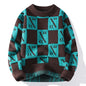 Fall/Winter Mens Brand Pullovers Sweaters High Quality Thick Warm Cashmere Sweater Men Luxury Plaid Pull Homme 2024