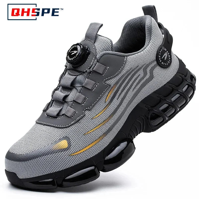 Men's Rotating Safety Work Shoes Anti-Smash Sport