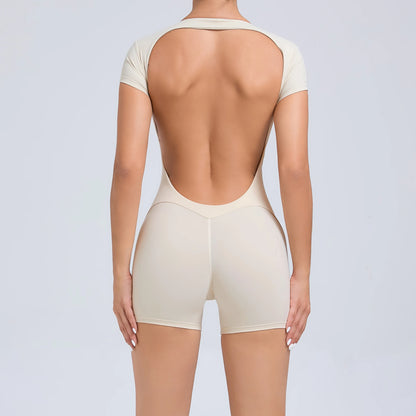 Sporty Jumpsuit Sport Outfit for Woman Sportswear Padding Sports Overalls 2025 Gym Set Women Suit for Fitness Yoga Clothes