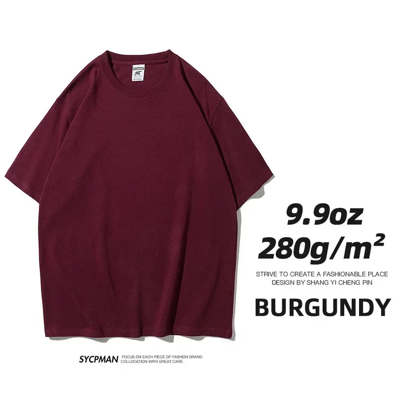 280gsm Oversized Heavy Cotton T-Shirt for Men