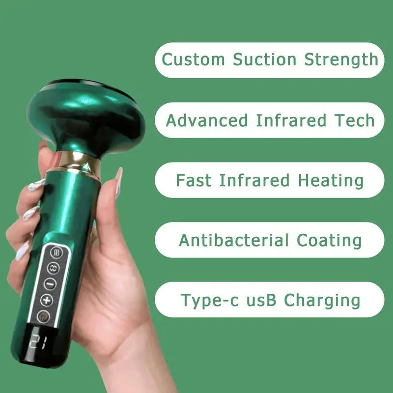 hot sale Anti Cellulite Massager Handheld Cellulite Massager Hot Compress Electric Suction Cup Massager For Leg Body Slimming
