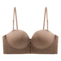 FINETOO Front Closure Sexy Push Up Bra Women Invisible Bras Underwear Lingerie For Female Brassiere Strapless Seamless Bralette