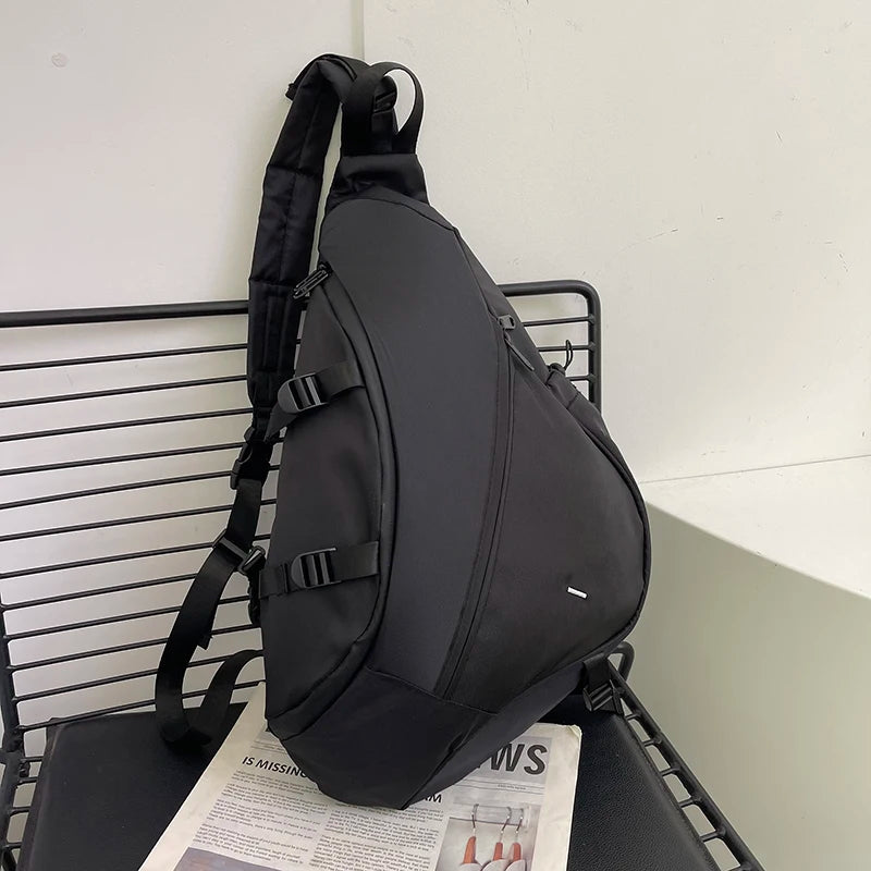 Brusttaschen für Herren, große Kapazität, Herren-Brusttasche, lässige Reise-Umhängetasche, Nylon-Aufbewahrungs-Schultertasche, Studentenrucksäcke