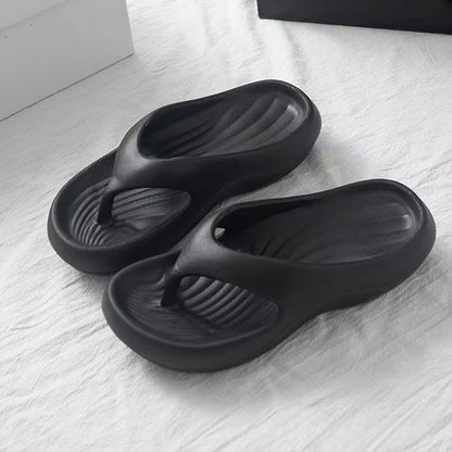 Damen stylische EVA Flip-Flops Bequem Weich Rutschfest Geruchsneutral Modisch Vielseitig für Strand Sommer Freizeit Strandschuhe