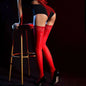 Sexy Horse Oil Shinny Silk Stockings Silicone Non-Slip Lace Thigh High Socks Summer Ultra Thin Hosiery Lingerie