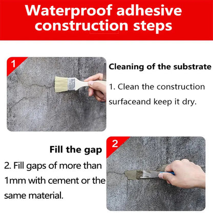100g/300g/500g Invisible Waterproof Agent Transparent Sealing Coating Leak-Free Sealant Home Toilet Repair Tool