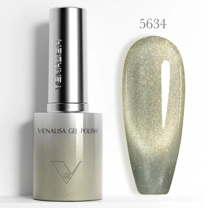 Venalisa TPO Free Hema Free 10ml Winter Nails Warm Coffee Cat Eye Nail Gel Polish Magnet Soak Off UV LED Semi Permanent Nail Gel