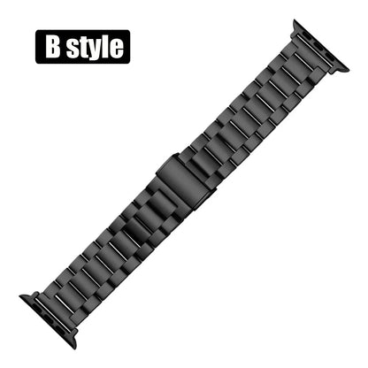 Classic stainless steel Correa for apple watch 10 46mm 42mm band Ultra 2 49mm 9 8 7 6 5 4 se 45mm 44mm 41mm 40mm 3 38mm strap