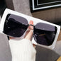 2025 New Fashion Cool Sunglasses Women Luxury Brand Letters Anti Strong Light Vintage Rimless Sun Glasses Ladies Gafas UV400