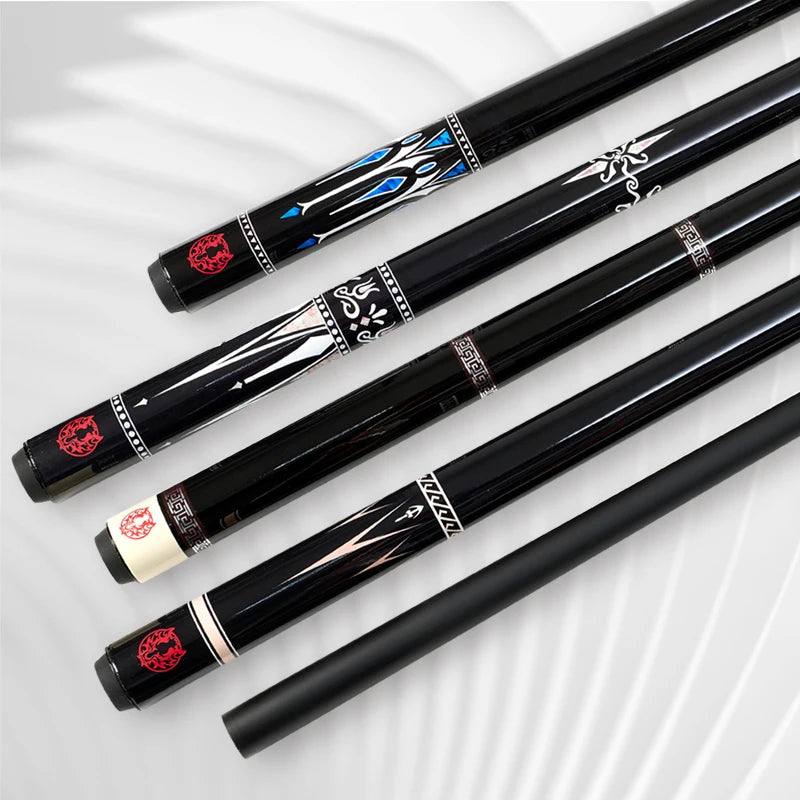 2 in 1 Langyan 58 inch billiard cue carbon fiber 11.2 mm billiard cue large head, multiple styles to choose from