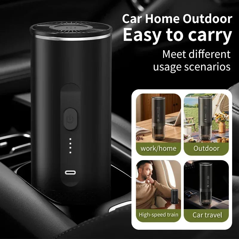 TINSOL Wireless Portable Espresso Machine Capsule Coffee Powder Travel Coffee Maker Smart Extraction Wireless Heating
