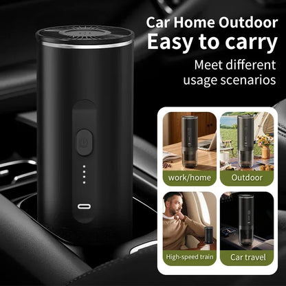 TINSOL Wireless Portable Espresso Machine Capsule Coffee Powder Travel Coffee Maker Smart Extraction Wireless Heating