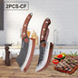 Professional Kitchen Forged Knife BBQ Cooking Chef Knives Wooden Handle Meat Cleaver Fruit Cutter Boning Knife Kitchen Supplies