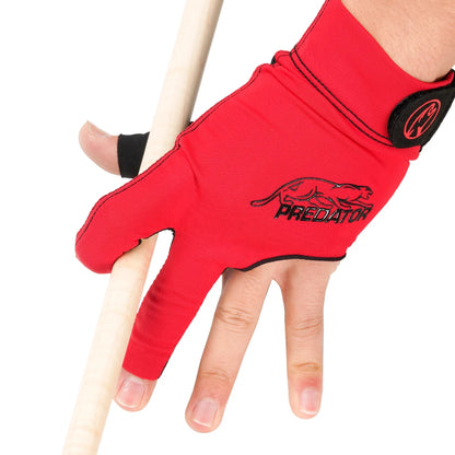 PREDATOR Non-Slip Billiard Glove – Left Hand 3-Finger