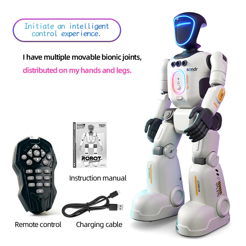 Smart Humanoid RC Robot 2.4G Gesture Sensing Recording