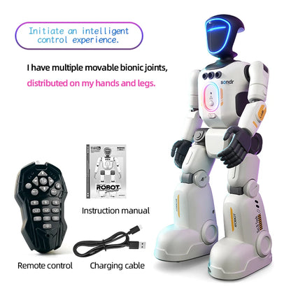 Smart Humanoid RC Robot 2.4G Gesture Sensing Recording