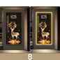 Elk Modern LED Clock Wall Mural Bedroom Corridor Decor