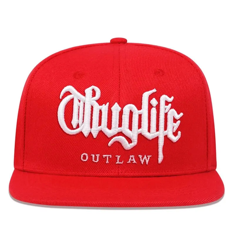 Embroidery Snapback Baseball Cap Adjustable