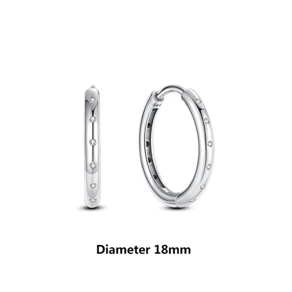 Original 925 Sterling Silber Ohrringe 2025 Stecker Creolen Kristall Ohrringe für Damen Roségold Krone Herz Unendlichkeit Biene Ohrring Schmuck