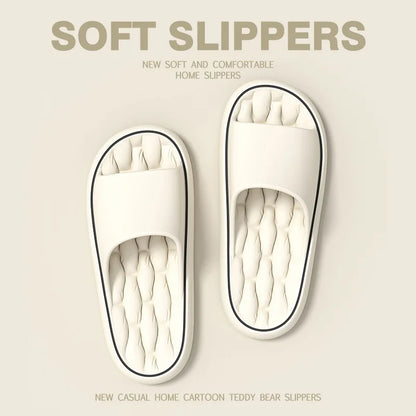 Super Light Soft Slippers Simple Fashion Slides Shoes Colorful Sneakers In Door Bathroom Flip Flops