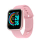 Multifunktionale Smartwatch für Herren und Damen, Bluetooth-verbundenes Telefon, Musik, Fitness-Sportarmband, Schlafmonitor, Y68 Smartwatch D20