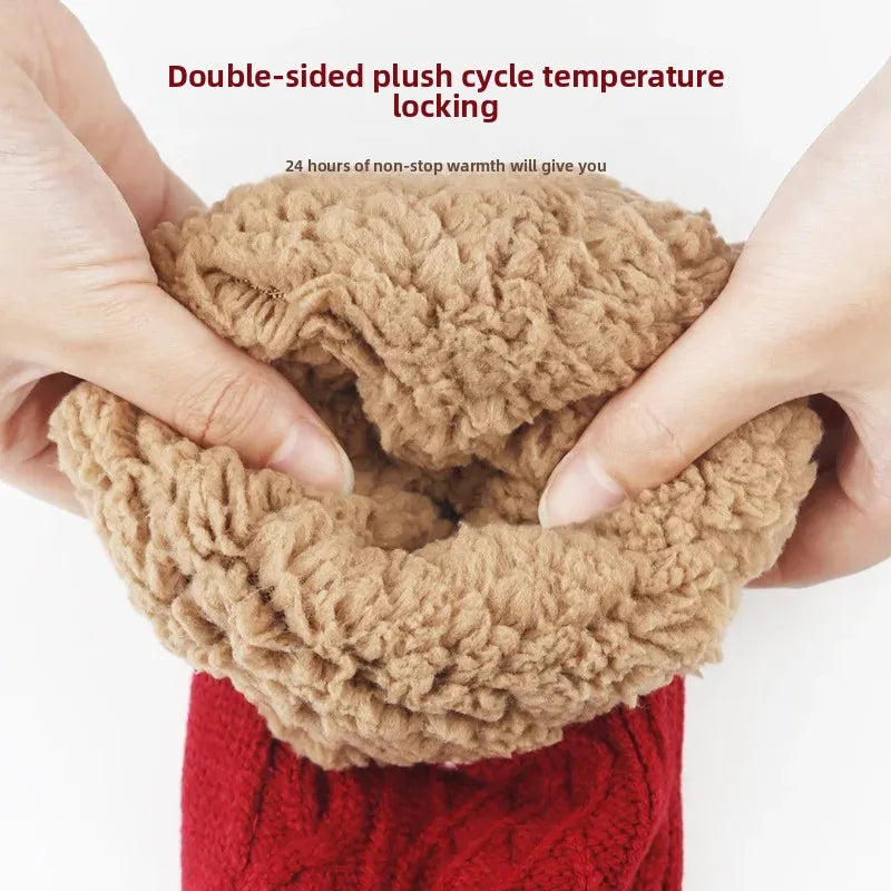 Super Warm Winter Non-slip Floor Socks Women Men Snow Socks Sleep Carpet Slippers Socks Women Velvet Boot Unsiex Home Wear