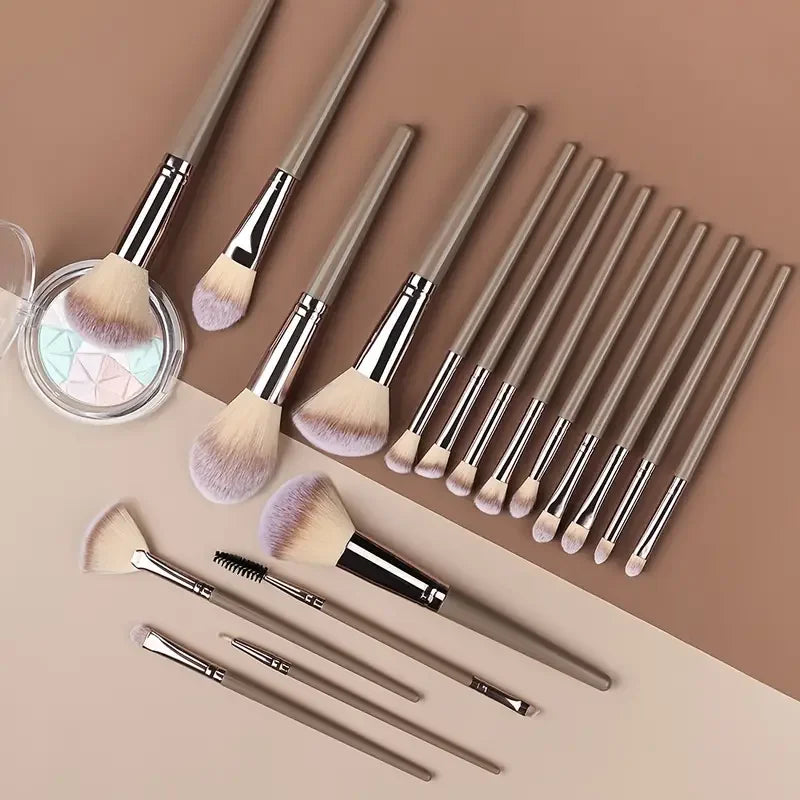 Professionelles 3-20-teiliges Make-up-Pinsel-Set, weiche, flauschige Foundation-Lidschatten-Concealer-Verblendpinsel, Rougepinsel Kabuki Damen Beauty Tool