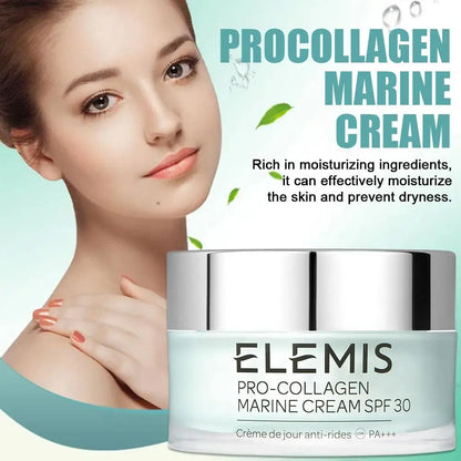 ELEMIS Collagen Eye & Face Cream - Marine Retinol Cream SPF30, Nourishes Hydrates, Fades Fine Lines Wrinkle Remover Skin Care