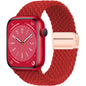 Geflochtenes Armband für Apple Watch 44mm 40mm 45mm 49mm 41mm 38mm Schnallenarmband iWatch Series SE 7 3 6 8 9 Ultra 2 Magnetisches Armband