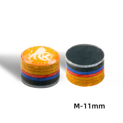 KONLLEN Cue Tips Rainbow Tips 11/14mm Multilayer Cuetips Snooker Hardness S/SS/SX/M/MH/H Pig Skin CRICAL Cue Tip Accessories