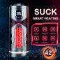 Smart heating device with digital display and features on a dark background