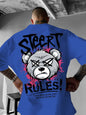 Men's Angry Bear Print T-Shirt | Breathable Street Top