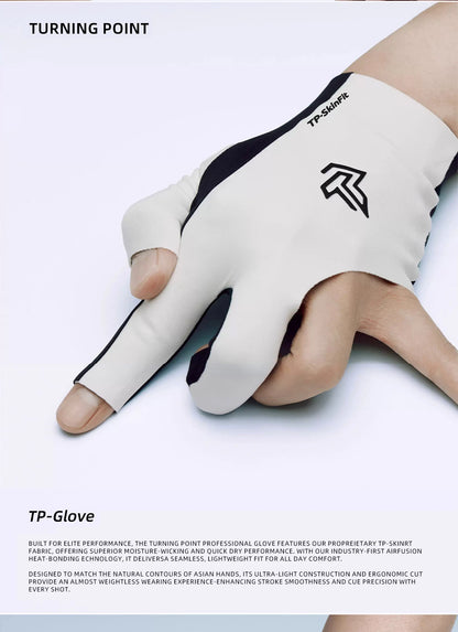 TP Billiard gloves with fingerless high-end professional Pool gloves three-finger gloves for billiard accessories