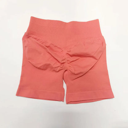 Women's 4.5" Biker Shorts | Scrunch Butt Seamless Yoga Gym Leggings