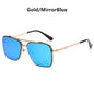 2025 Fashion Square Luxury Design Sunglasses Men Women Flight Seven Rock Mach Six Style Gradient Pilot Sunglasses Oculos De Sol