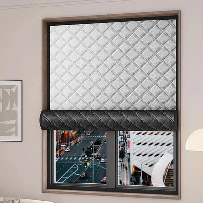 Warme Vorhänge, Kälte- und Wärmeisolierung, Fenstergitter, Sonnenschutz, Schalldämmung, doppelt verdickte warme Vorhänge