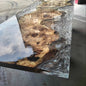 Teglex Epoxy Crystal Coffee Table | Live-Edge Solid Walnut & Rosewood