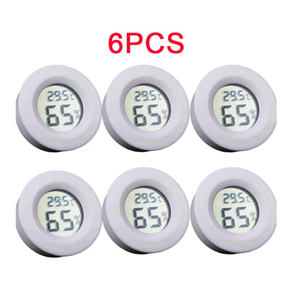 4PCS LCD Digital Thermometer Hygrometer Indoor Room Electronic Temperature Humidity Meter Sensor Gauge Weather Station Home ﻿