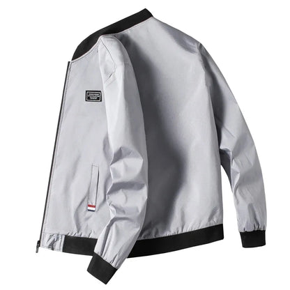 Man Leisure Jacket New Spring Autumn Solid Color And Comfortable Zipper Style Fashion Windproof Jacket