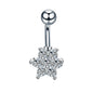 1Pc Surgical Steel Belly Button Ring Navel Nombril Piercing CZ Belly Ring Sexy Women Belly Piercing Body Jewelry Ombligo 14G